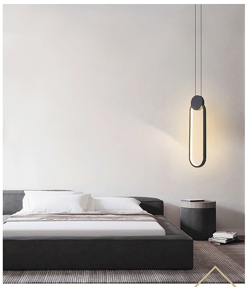 LED Pendant Light Island Light Modern Bedside Light Round Square Rectangle Metal Style Geometrical Minimalist Painted Finishes Contemporary 110-120V 220-240V 2025 - $118.99 –P6