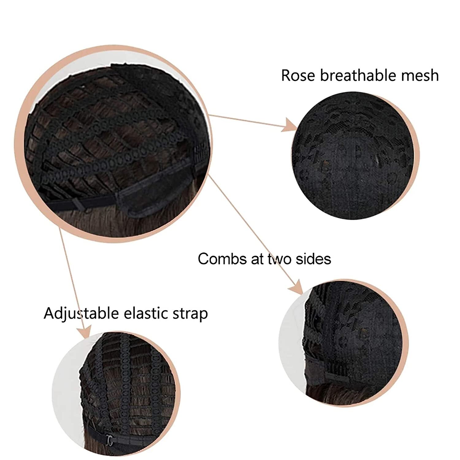 коричневые парики для женщин светло-коричневый афро-парик для чернокожих женщин пышные светло-коричневые афро-парики 70-е годы большой упругий и мягкий натуральный парик короткий афро-кудрявый 2025 - $28.99 –P2