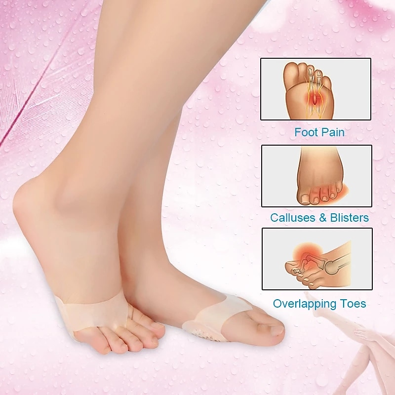 1pair Insoles Forefoot Pads for Women High Heel Shoes Foot Blister Care Toes Insert Pad Silicone Gel Insole Pain Relief 2026 - $5.49 –P1