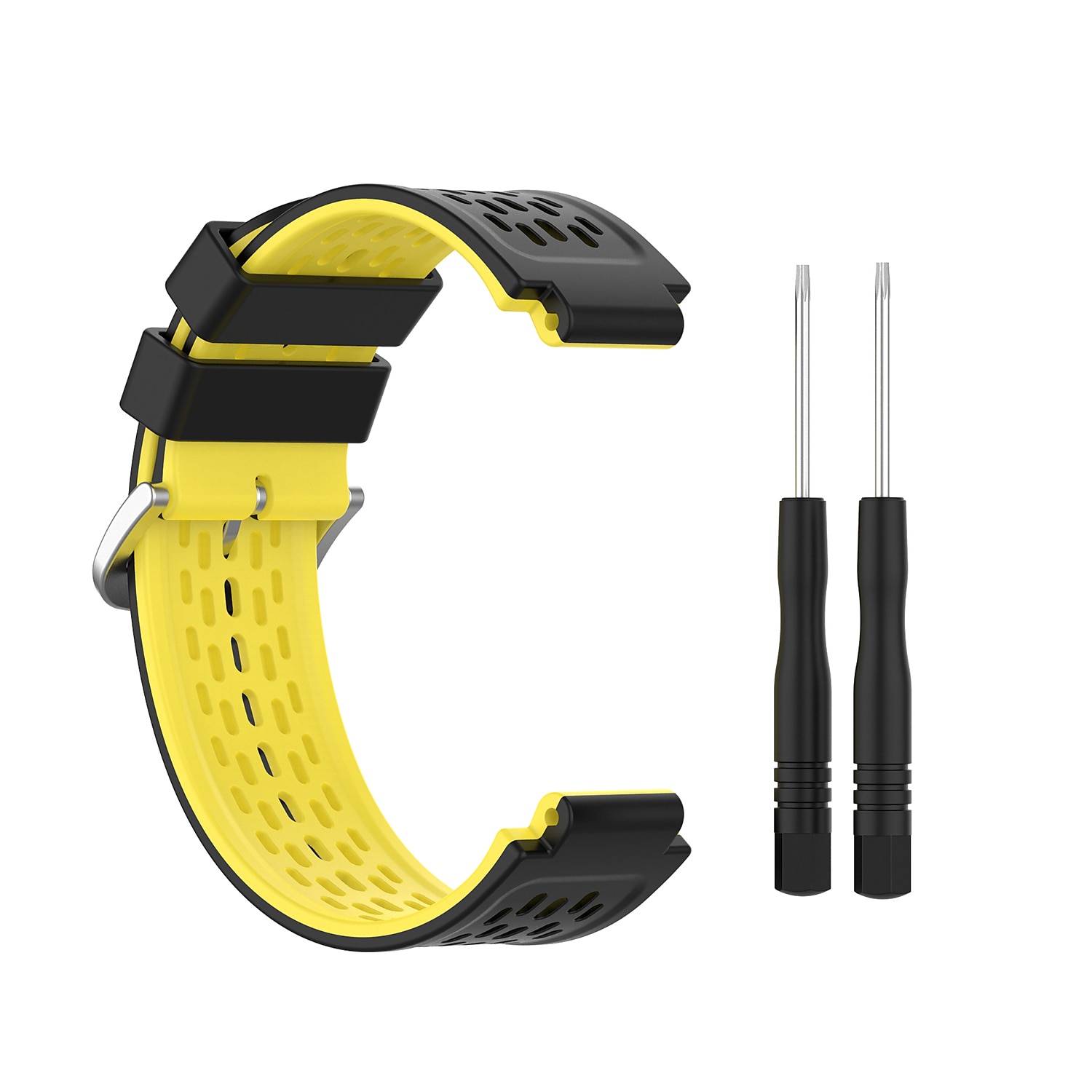 Pulseiras de Relógio para Garmin Approach S2 / S4 Silicone Substituição Alça Respirável Pulseira Esportiva Fecho Clássico Pulseira de 2025 por $13.99 –P7