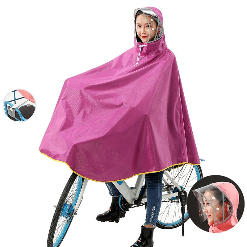 Férfi Női Rain Poncho Planinarska kabanica Jakna za kišu Tél Szabadtéri Gyors szárítás Könnyű Upijanje znoja Légáteresztő Poncsók Felsők Halászat Mászás Tengerpart Bordeaux-kockás Jacquard 2025 - $18.49 –P11