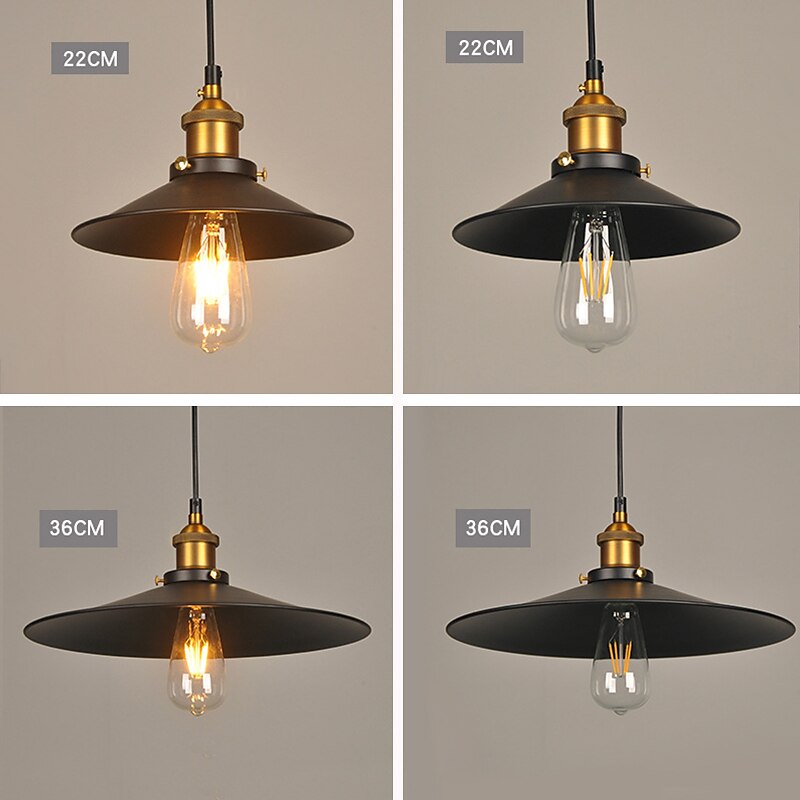 lampada a sospensione a led 22 cm lampada a sospensione design unico in metallo finiture verniciate stile nordico tradizionale / classico 110-240 v del 2025 a $66.99 –P4