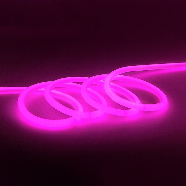 9.8ft 3m LED Neon Strip Light Rope Light SMD 2835 Round 360 Degree Luminous Round Tube IP65 Waterproof Warm White Blue Pink Green Home Decoration EU Plug 2025 - $13.99 –P12