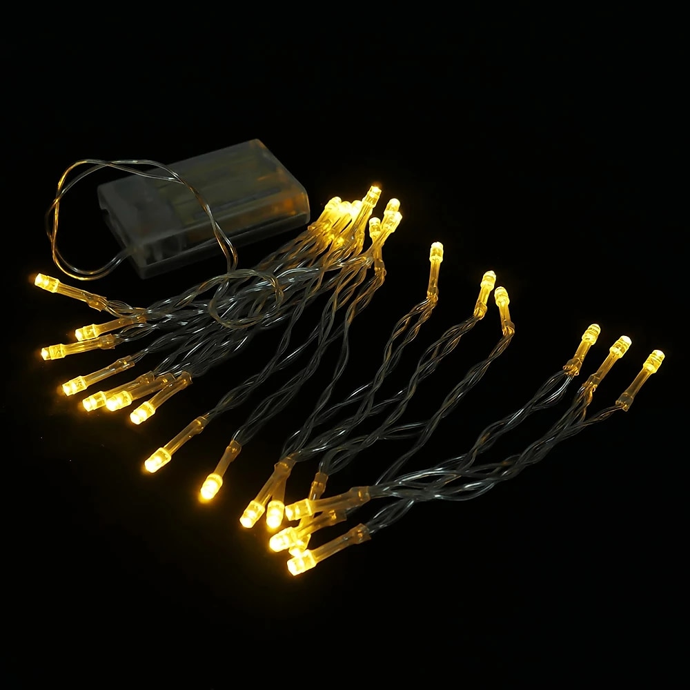 Elegant Wedding Reception Party LED String Lights LED Fairy Lights Christmas Wedding Bedroom Decoration Warm White Multi Color 1.5m 3m 10m AA Batteries Powered 2025 - $8.99 –P3