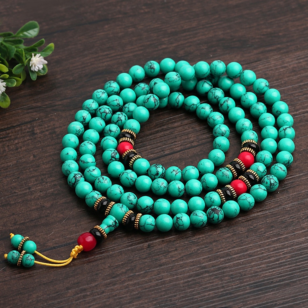 processamento e produção de pulseiras turquesa 108 pulseiras personalizadas com fotos, amostras personalizadas, transmissão ao vivo com a fonte das mercadorias de 2025 por $6.49 –P5