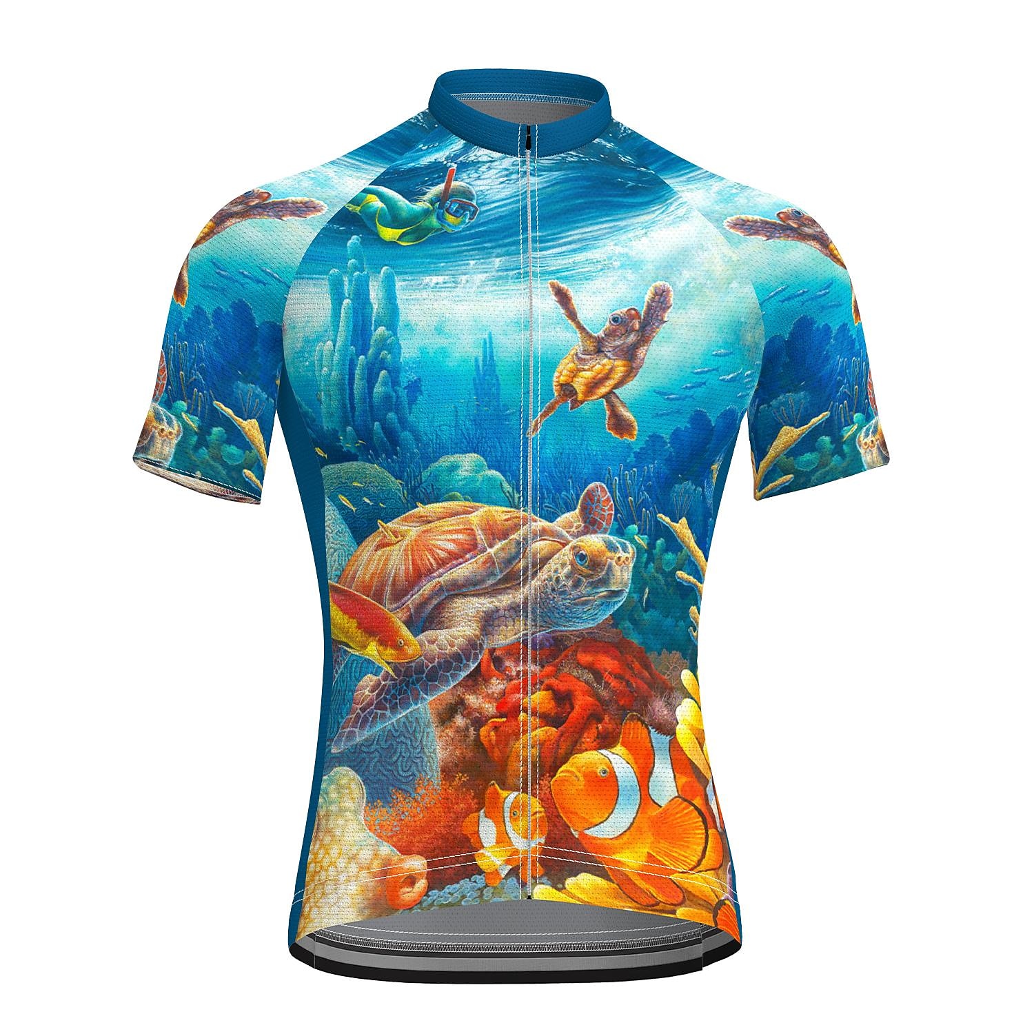 Hombre Maillot de Ciclismo Graphic Peces Gracioso Manga Corta Bicicleta Maillot Camiseta con 3 bolsillos traseros MTB Bicicleta Montaña Ciclismo Carretera Secado rápido Suave Bandas Reflectantes 2026 - $30.99 –P3