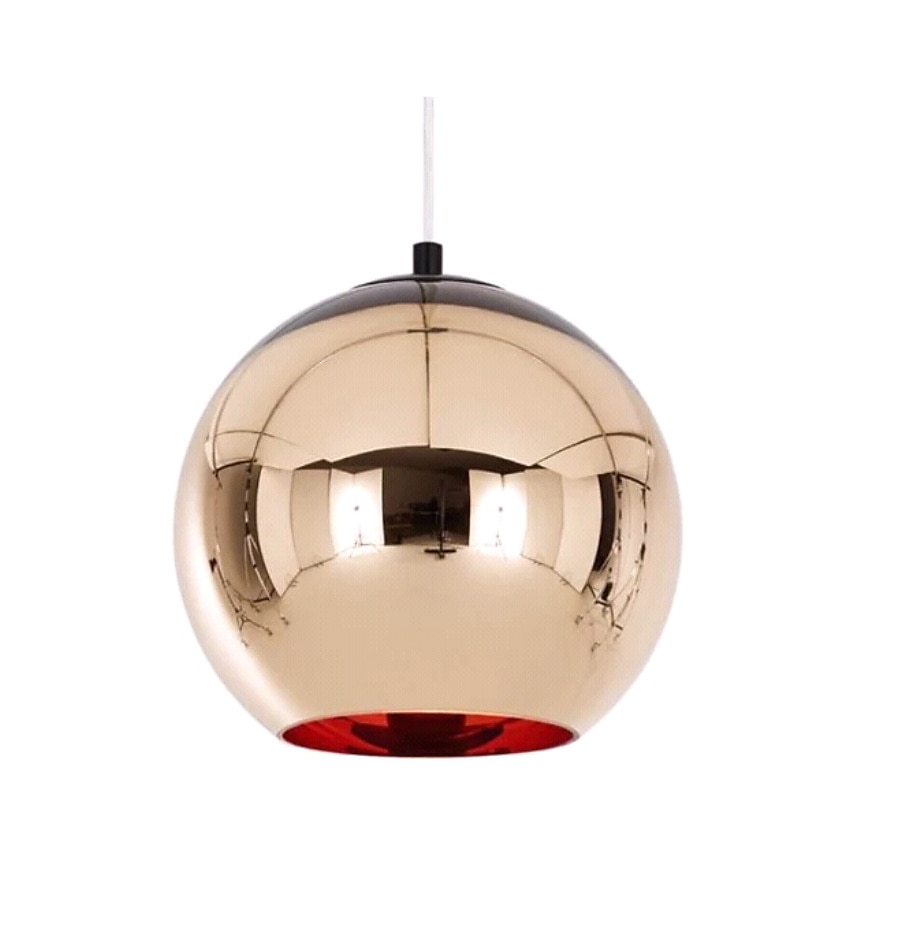 LED Pendant Light Rose Gold Globe Design Kitchen Island Light 15cm 20cm 25cm Single Desgin Metal Electroplated Modern Dining Room Living Room 110-120V 220-240V 2025 - $93.99 –P6