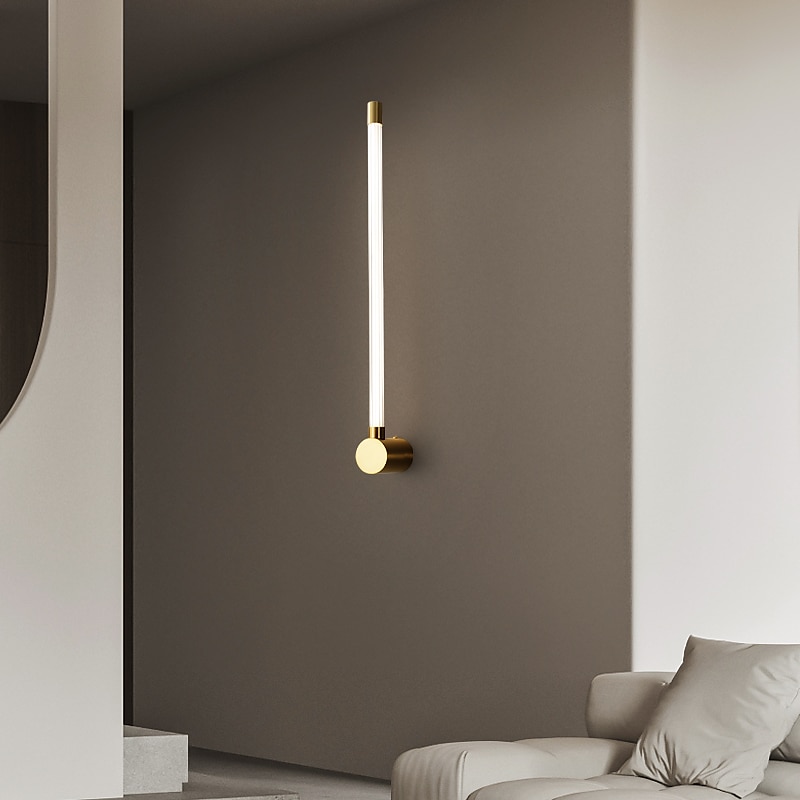 lightinthebox led-seinävalaisin yöpöytävalo moderni pohjoismainen uppoasennettavat seinävalot olohuoneen makuuhuone kupari seinävalaisin ip20 110-120v 220-240v 2025 - $215.69 –P1