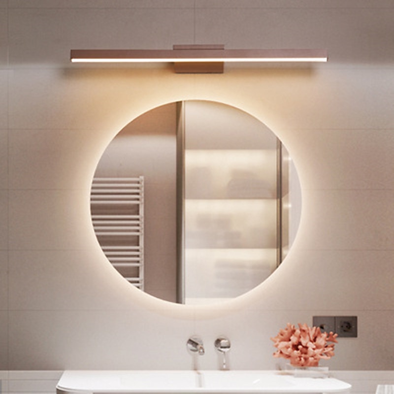 lightinthebox led oglindă lumină de vanitate led modernă iluminat baie aplici led perete dormitor baie aluminiu perete 8/12/16 w 2025 - $78.99 –P3