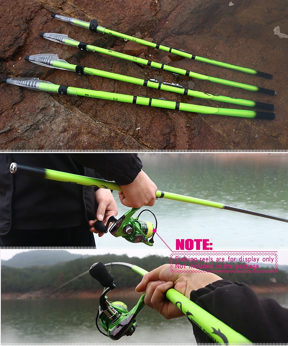 Telescopic Lure Pole Portable Lightweight Fishing Rod for Saltwear