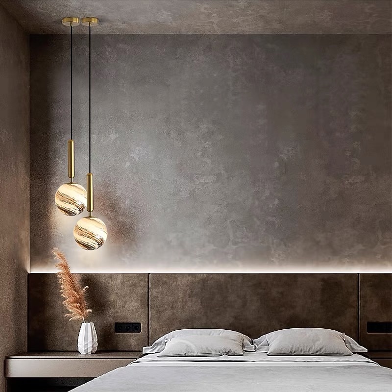 led přívěsek světlo planeta design noční světlo moderní design zlaté koule 15 cm kov galvanicky 110-120v 220-240v 2026 - $174.99 –P8