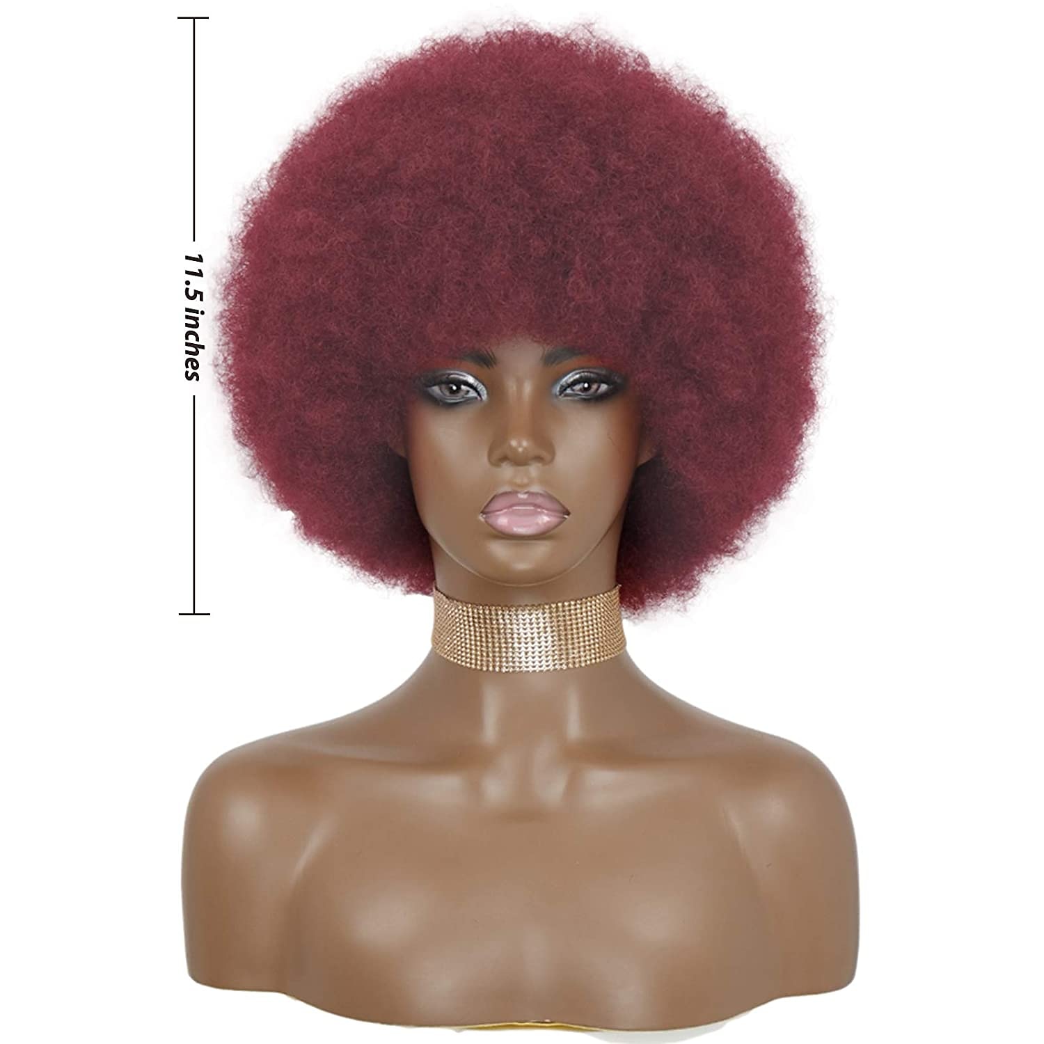 коричневые парики для женщин светло-коричневый афро-парик для чернокожих женщин пышные светло-коричневые афро-парики 70-е годы большой упругий и мягкий натуральный парик короткий афро-кудрявый 2025 - $28.99 –P9