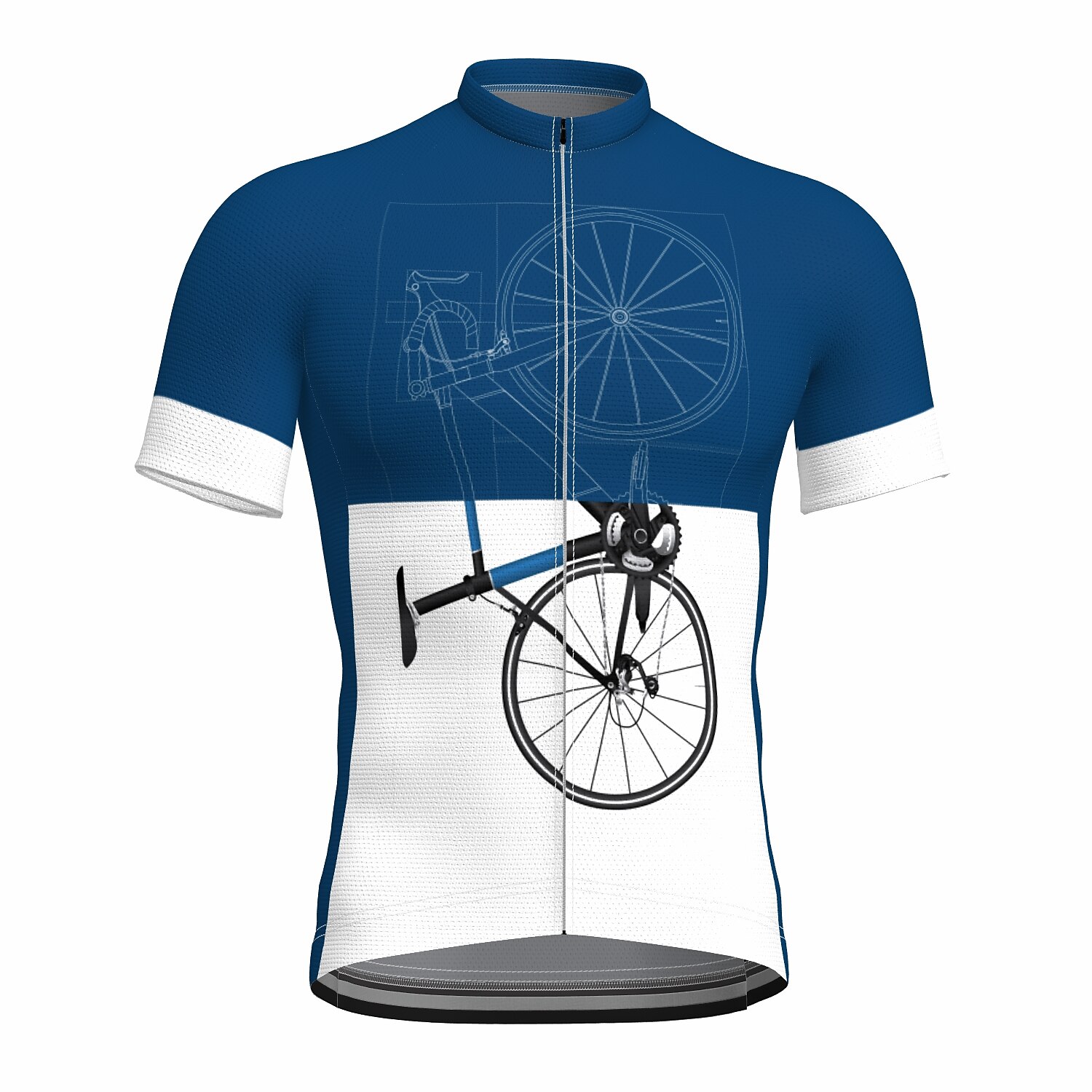 Men's Cycling Jersey Short Sleeve Cycle Shirt MTB Road Bike Tops Breathable 