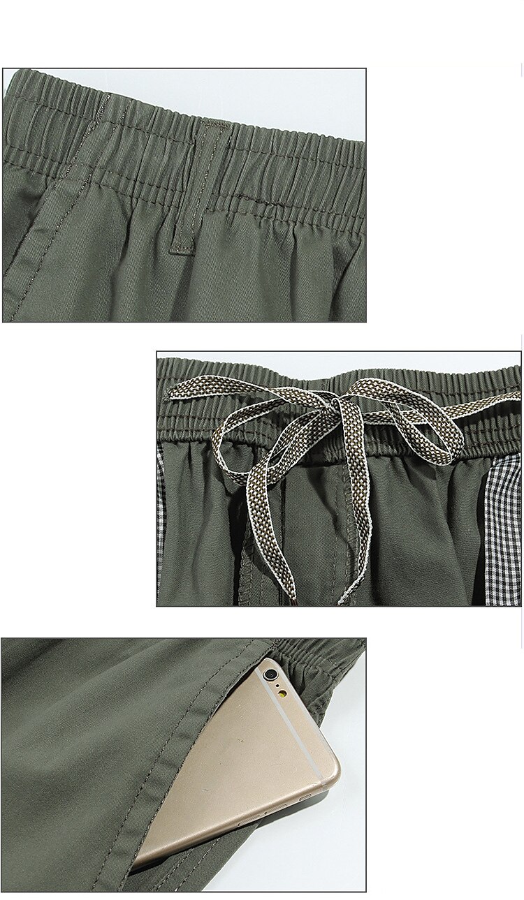 Men's Cargo Shorts Hiking Shorts Summer Outdoor Loose Ripstop Breathable Quick Dry Zipper Pocket Capri Pants Bottoms Below Knee Black Army Green Cotton Work Hunting Fishing XL XXL XXXL 4XL 5XL 2025 - $23.99 –P9