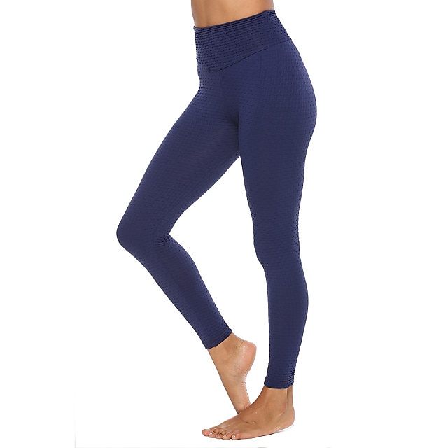 PKYGXZ Women's High Waist Leggings Hip lift Fitness Pants Quick Dry Skinny  Fit Running Denim Yoga Pants Slim Stretch Running Tights,Aurora Blue,S :  : Fashion