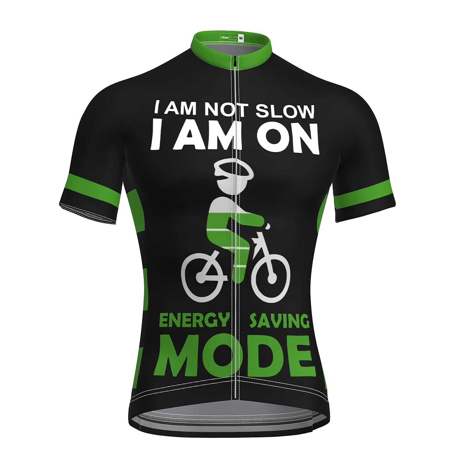 21Grams Voor heren Wielrenshirt Korte mouw Fietsen Kleding Bovenlichaam met 3 achterzakken Bergracen Wegwielrennen Ademend Zacht Sneldrogend Achterzak Zwart Wit Geel Regenboog Polyester Sport Kleding 2025 - $28.99 –P10