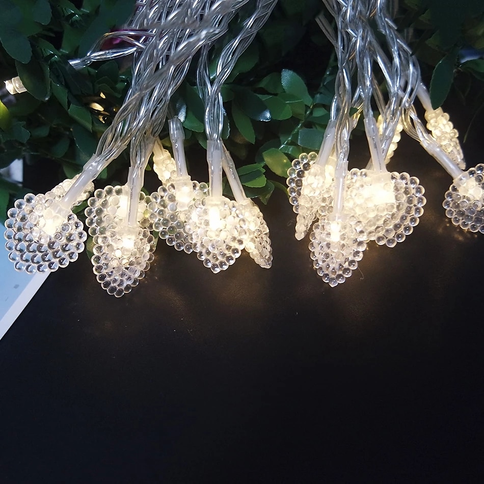 led víla řetězec světla láska tvaru srdce 3m 20leds 1,5m 10leds baterie nebo usb provoz led řetězec světla svatba svátek strana rodina ložnice dekorace 2025 - $7.99 –P7