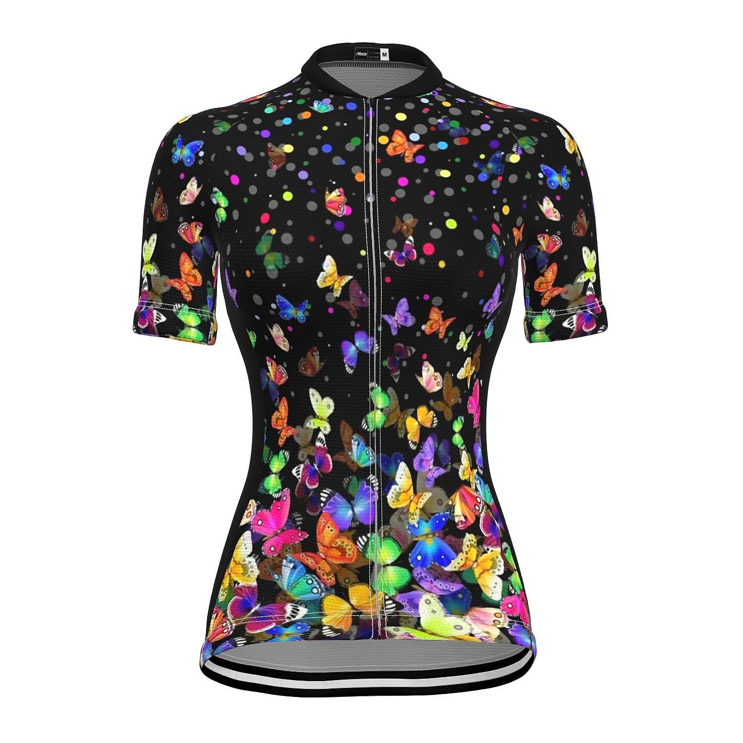 Women's Cycling Jersey Short Sleeve Bike Jersey Top with 3
