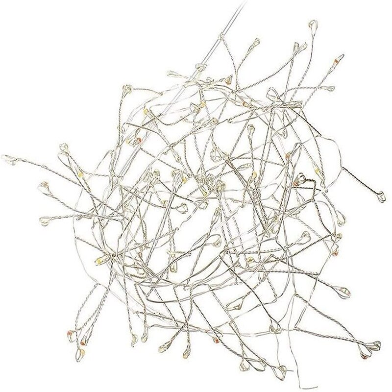 lumini de șir cu led sârmă de cupru lumini de șir de petardă 2,5m 100leds 5m 200leds petardă acționată cu baterie lumini de zână pentru petrecerea de nuntă a copacului Christma decorarea casei de 2025 - $11.99 –P9