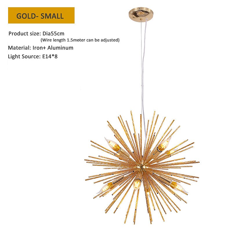 LED Pendant Light Crystal Chandelier 9-Light Firework Modern Sputnik Chandelier Pendant Light Fixture for living room Dining Room and Bedroom 2025 - $354.49 –P2