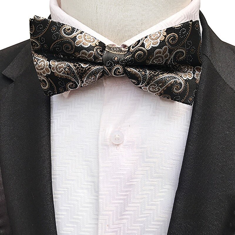 Homens Gravata Borboleta Festa Trabalho Jacquard Formal Festa de 2025 por $12.99 –P3