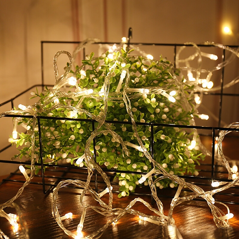 elegante bruiloft receptie feest led lichtsnoer usb aangedreven warm wit multi kleur kerst bruiloft decoratie 3m 6m 10m 2025 - $11.49 –P10