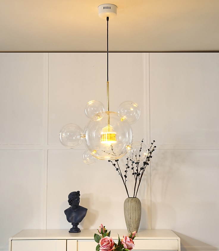 lampada a sospensione 30 cm design unico alluminio led stile nordico 110-240 v del 2025 a $399.99 –P8