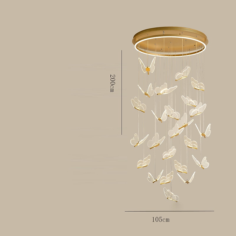 lampada a sospensione a led 35 cm lampada a sospensione a design singolo in acrilico stile nordico a led 110-240 v del 2025 a $349.99 –P7