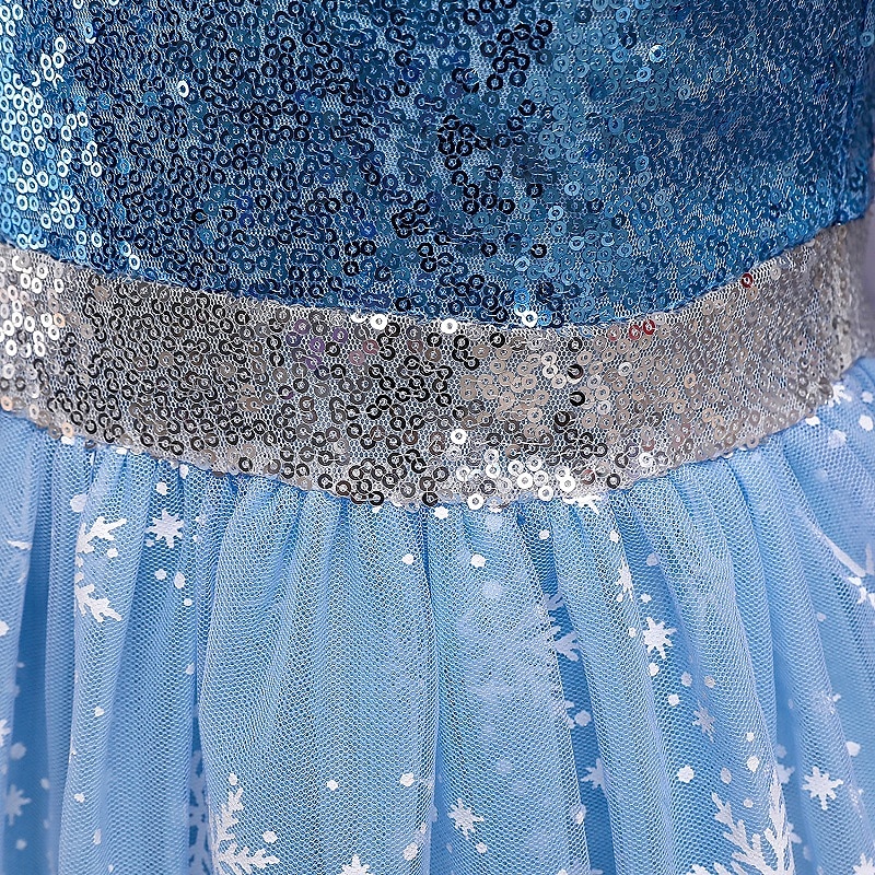 conjunto com vestido de tule princesa capa com capuz capa elsa coroa luvas varinha colar brincos meninas roupas congeladas vestido de menina flor filme cosplay fantasia cosplay festa de carnaval dia de 2025 por $50.99 –P10