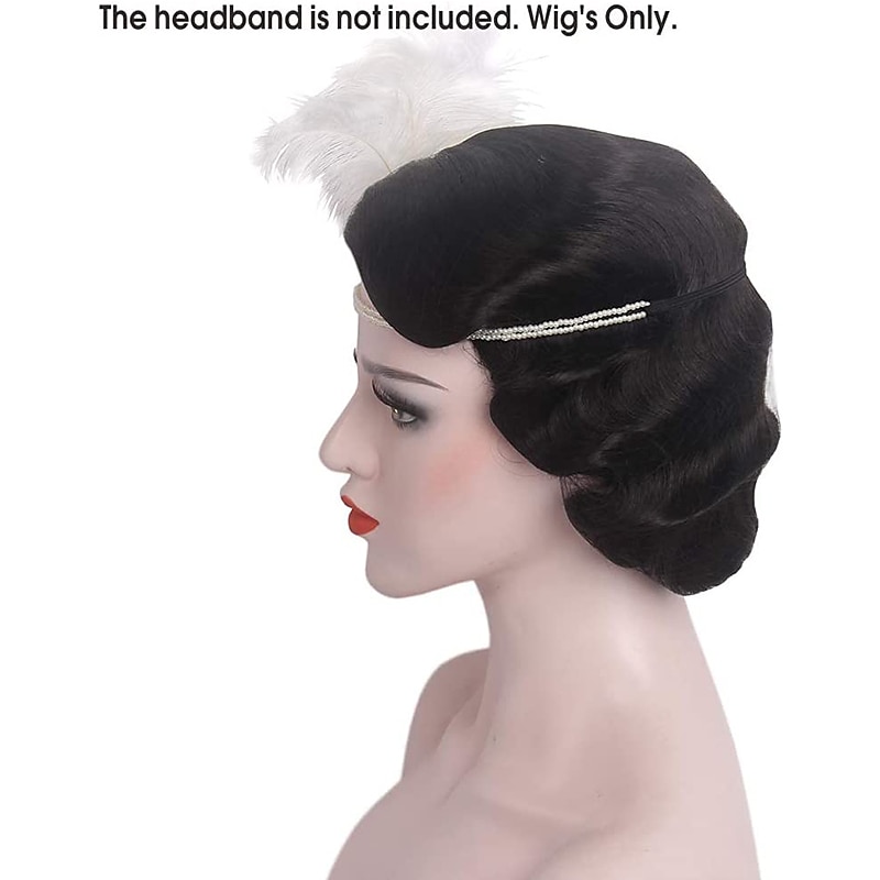 Roaring 20S Wig Wave 1920S Wig Short Curly Fancy Dress for Women Cosplay Party 70S Halloween Wigs 2026 - $21.99 –P2