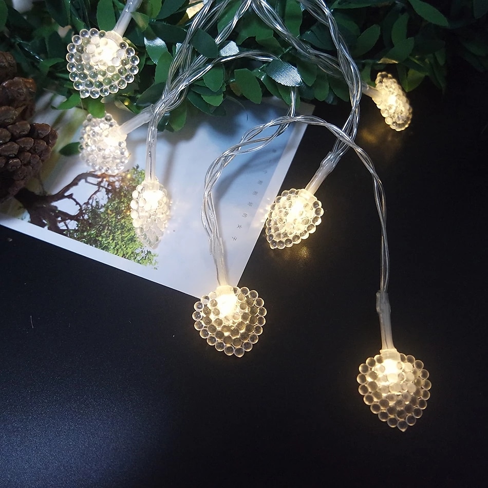 led víla řetězec světla láska tvaru srdce 3m 20leds 1,5m 10leds baterie nebo usb provoz led řetězec světla svatba svátek strana rodina ložnice dekorace 2025 - $7.99 –P6