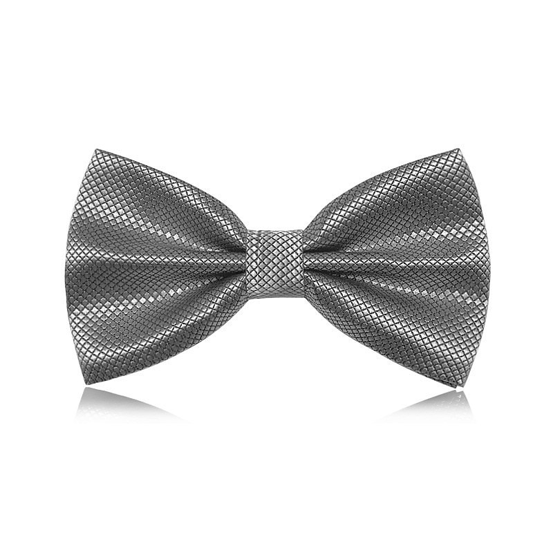 klassiska flugor för män på formell solid smoking fluga bröllopsfest arbetsfluga - pläd 2025 - $10.99 –P3