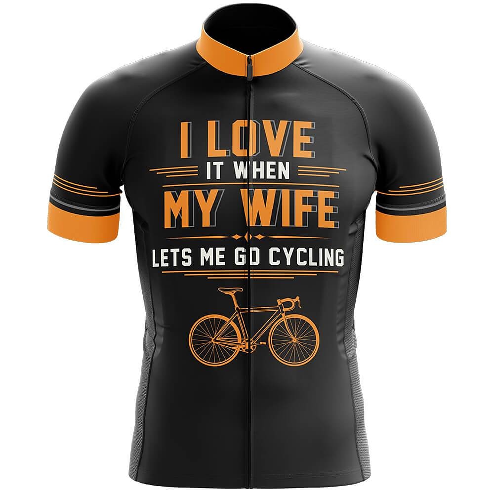 Men's Cycling Jersey with Bib Shorts Graphic Letter & Number Funny Short Sleeve Bike Clothing Suit with 3 Rear Pockets Mountain Bike MTB Road Bike Cycling 3D Pad Quick Dry Soft Back Pocket Sports 2025 - $30.99 –P7