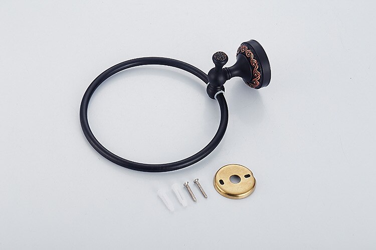 Bathroom Accessory Sets,Wall Mounted ORB Hardware Include Towel Bar/Toilet Paper Holder /Robe Hook/Towel Ring 2025 - $63.99 –P7