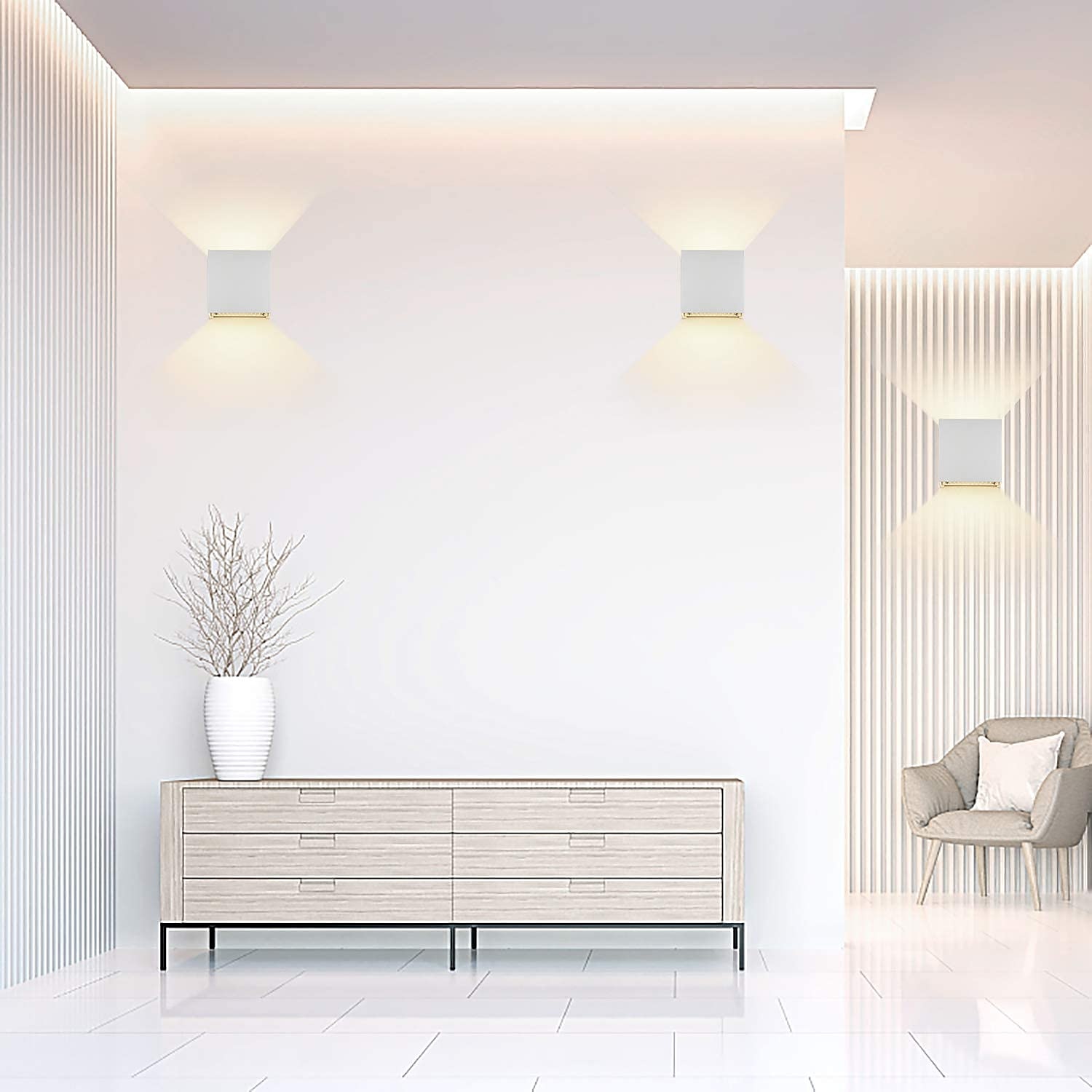 Abblendbar LED Modern Wandleuchten im Freien Draußen Aluminium Wandleuchte IP65 110-120V 6 W 2025 - $30.47 –P6