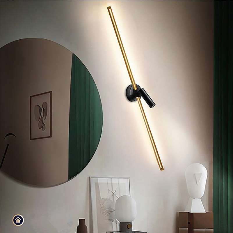 LED Ceiling Light Wall Light With Spot Light 60/80/100 cm Line Design Geometric Shapes Flush Mount Lights Aluminum Artistic Style Modern Style Stylish Painted Finishes 110-120V 220-240V 2025 - $180.99 –P7