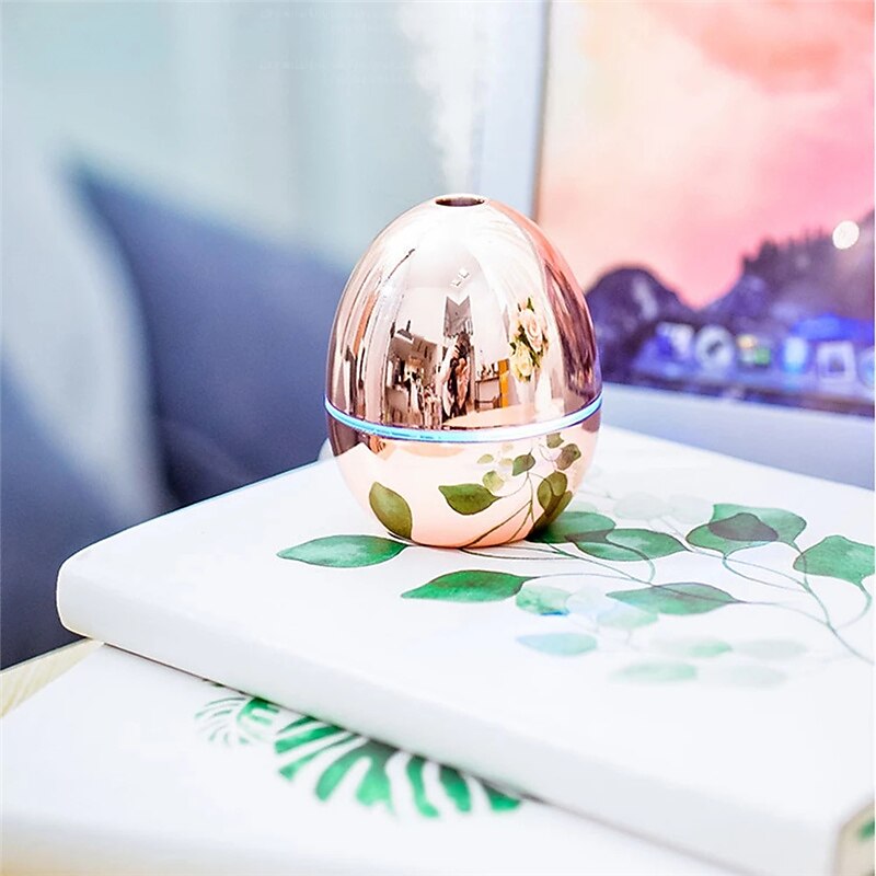 1pc Usb Egg-shaped Humidifier, Mini Desktop Air Humidifier For