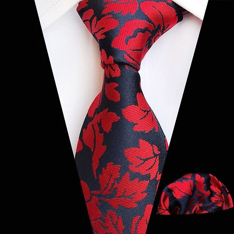 Per uomo Cravatte Da ufficio Floreale Jacquard Formale Attività commerciale del 2025 a zł79.99 –P2