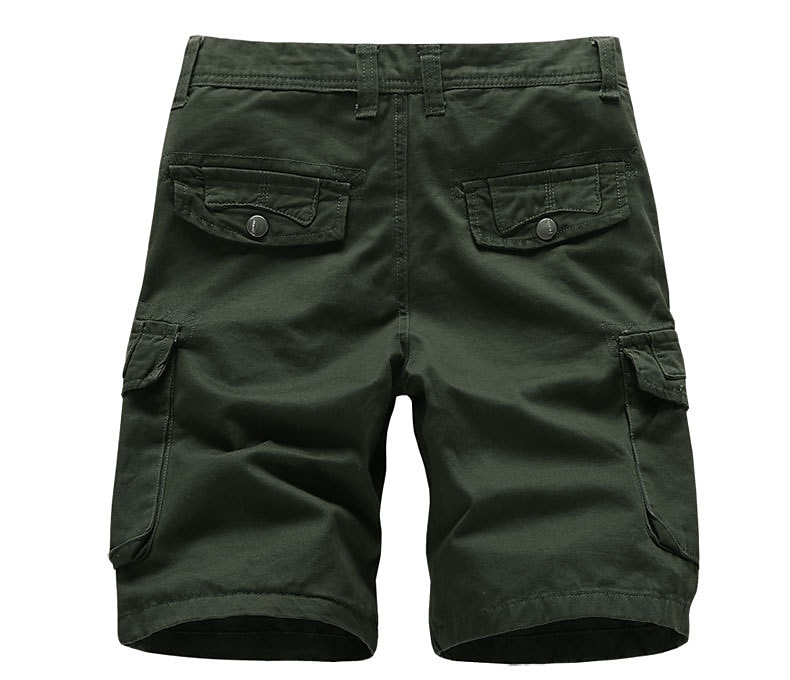 Herren Cargo Shorts Kurze Hosen Kurze Hose für Wanderer Militär Sommer Außen Regular Fit 10" Ripstop Atmungsaktiv Schnelltrocknend Multi Pocket Kurze Hose Unten Knielänge Schwarz Armeegrün Baumwolle 2025 - $23.99 –P9