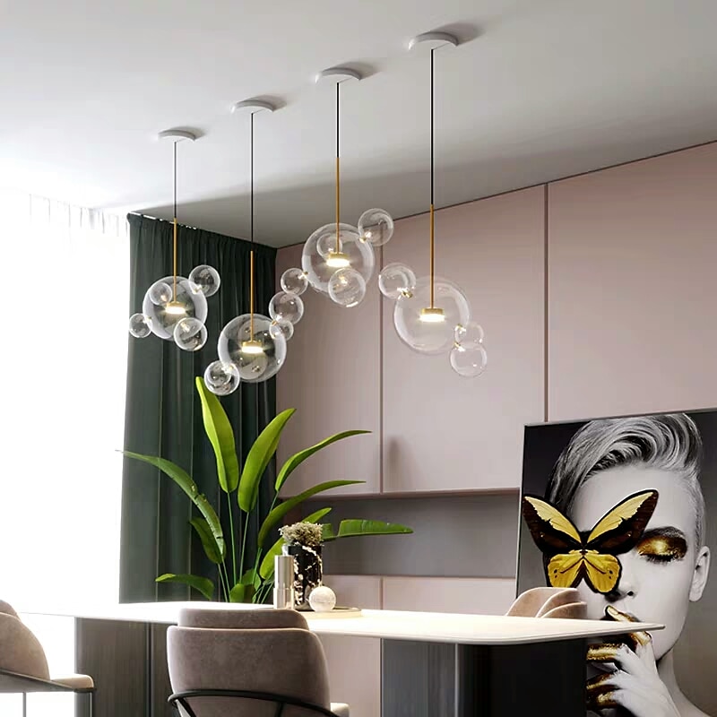 lampada a sospensione 30 cm design unico alluminio led stile nordico 110-240 v del 2025 a $399.99 –P3