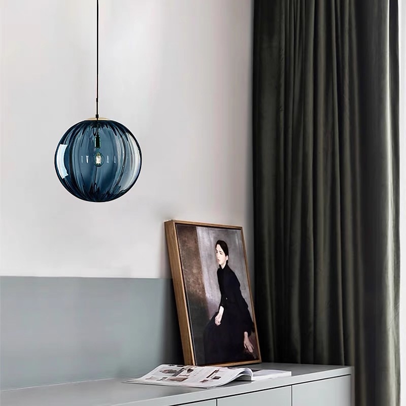 LED Pendant Light Bedside Light Glass Globe Design Modern 15 cm Lantern Desgin Metal Electroplated Modern Artistic 110-120V 220-240V 2025 - $174.99 –P8