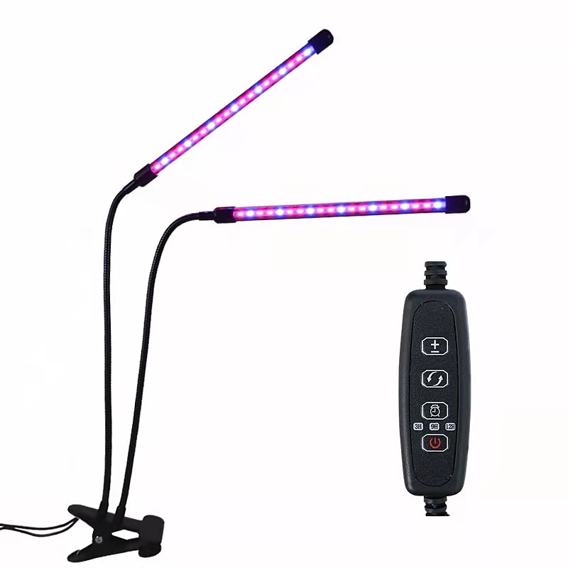 LED Grow Lights Dimmable Growing Light Fixture 10W 20W 30W with Plug for Desktop Plants Home Office Vegetable Greenhouse 20-40-60-80 LED Beads 1 Set 2025 - $39.11 –P1
