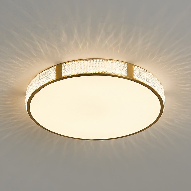 plafoniera led 30/40/50 cm forme geometriche luci da incasso rame metallo geometrico ottone led moderno semplice stile nordico 220-240v del 2025 a $183.99 –P1