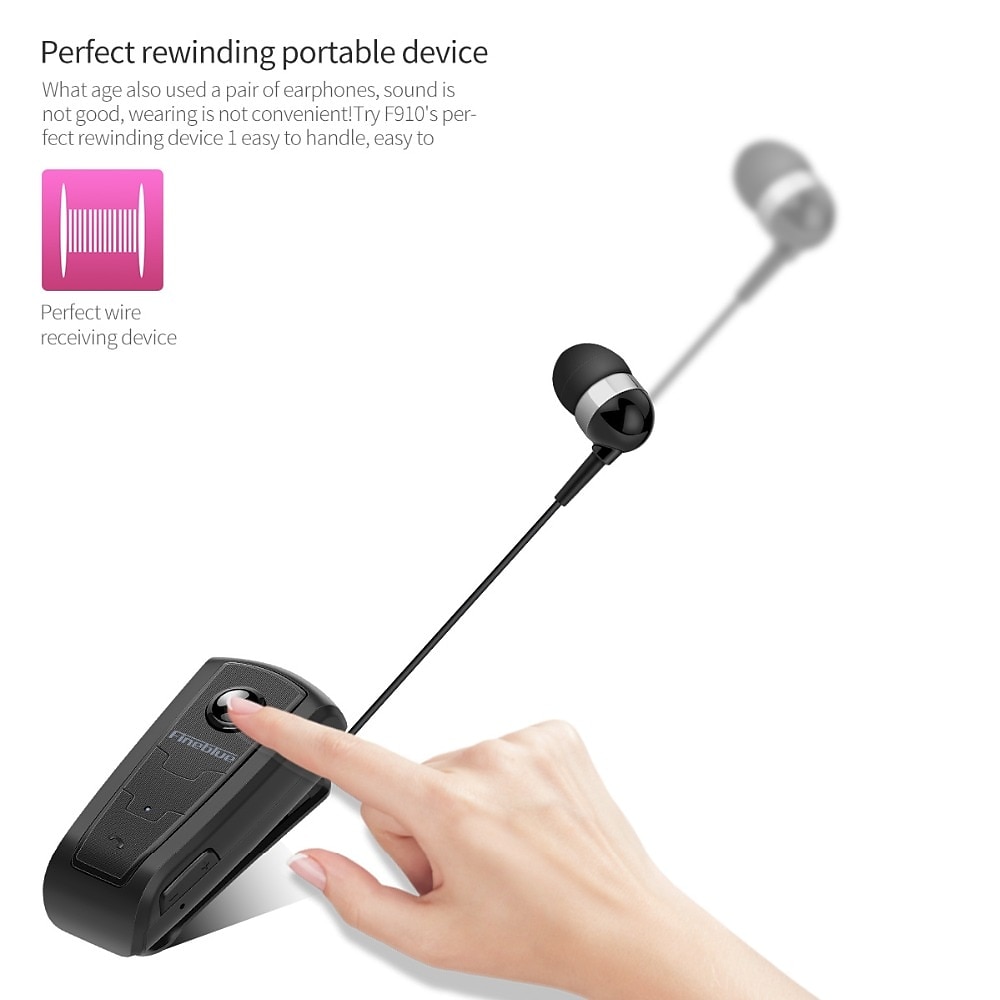 Fineblue F910 Collar Clip Bluetooth Headset Bluetooth5.0 Ergonomic Design Stereo Long Battery Life for Apple Samsung Huawei Xiaomi MI  Mobile Phone Valentine's Day Gift 2026 - $31.99 –P5