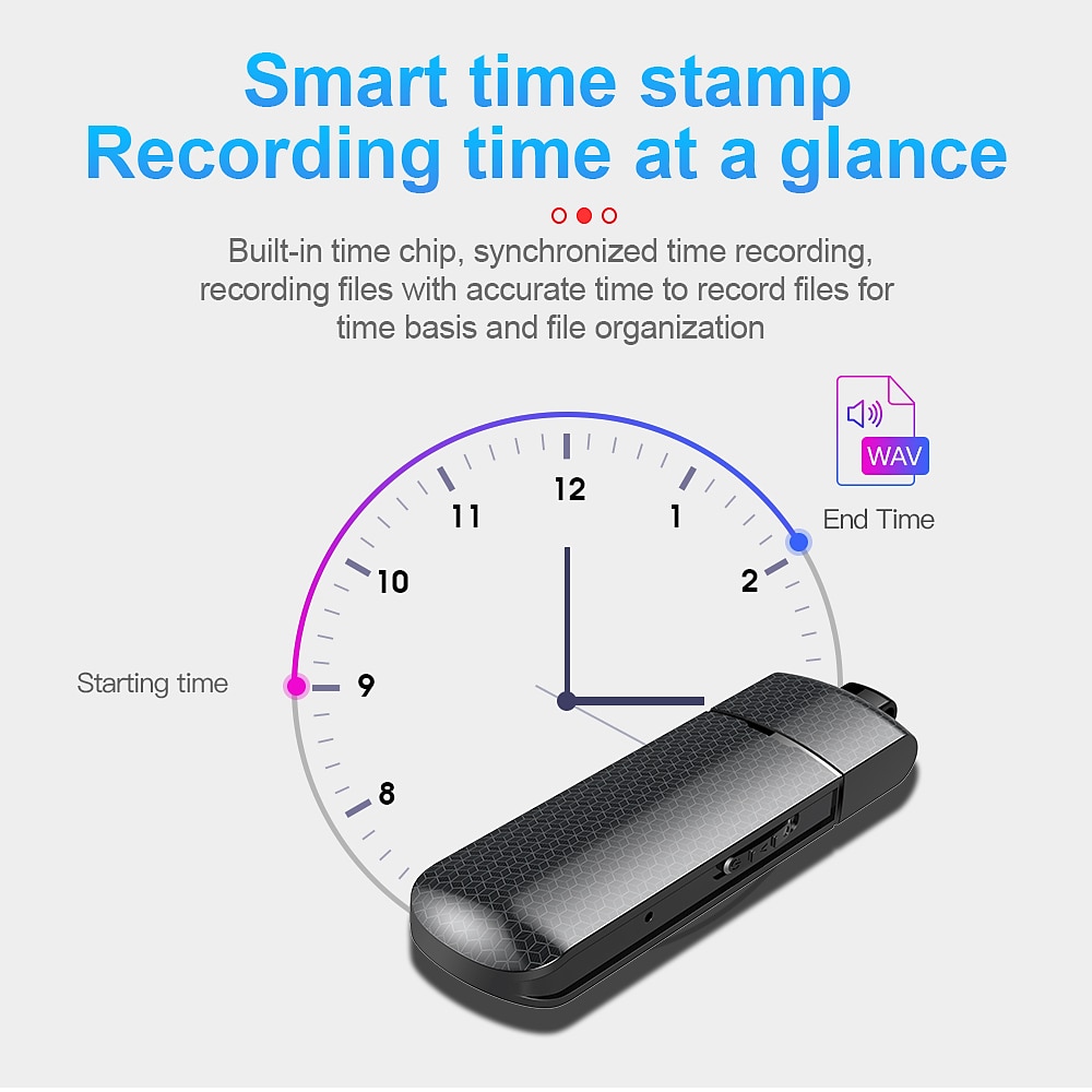 Digital Voice Recorder Q82 32GB Portable Digital Voice Recorder Rechargeable for Business Speech Meeting Learning Lectures Christmas Gift 2025 - $20.99 –P9