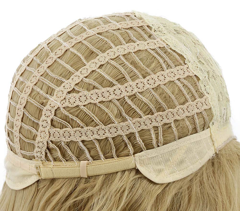 cefal peruka syntetyczna peruka fala schludny bang peruka średniej długości brązowe blond włosy syntetyczne męskie na imprezę cosplay peruka (tylko peruka) 2025 - $31.99 –P6