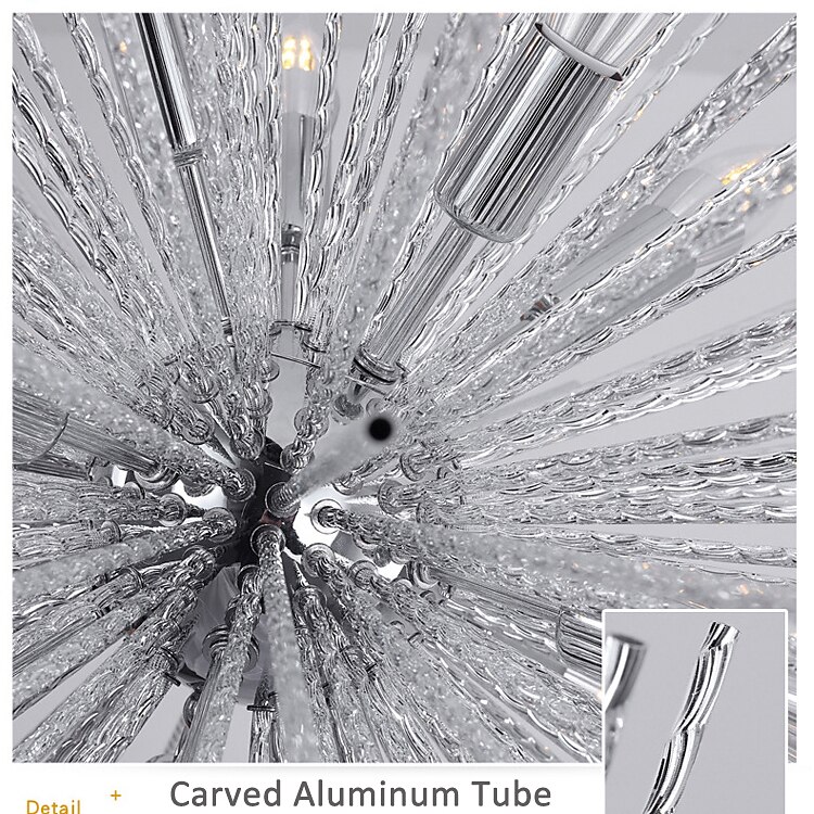 LED Pendant Light Crystal Chandelier 9-Light Firework Modern Sputnik Chandelier Pendant Light Fixture for living room Dining Room and Bedroom 2025 - $354.49 –P8
