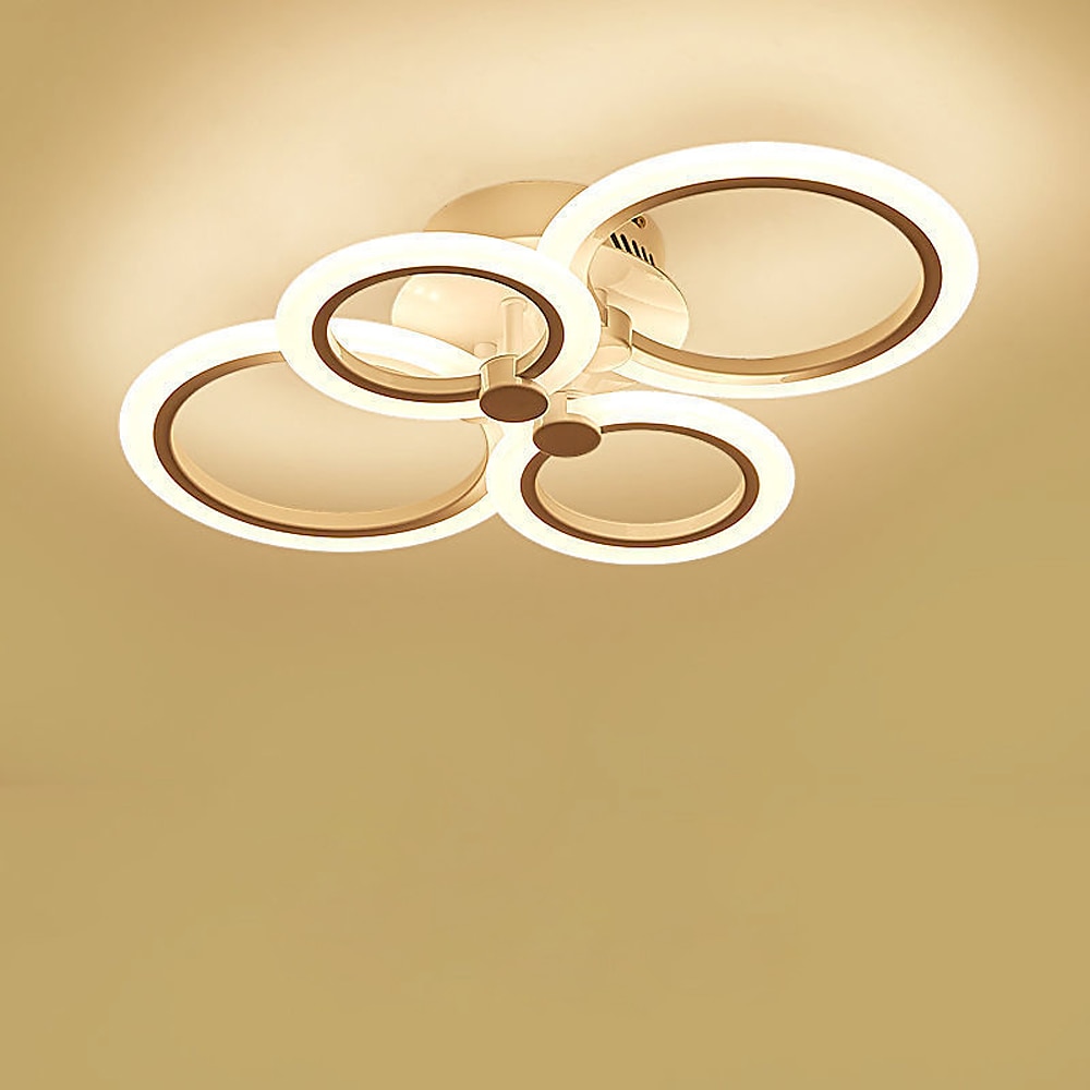 plafonnier led lueur vers l'extérieur plafonnier led 4/6/8 lumières encastrées design de cercle simplicité de style moderne acrylique 90w salon salle à manger luminaire de chambre à coucher de 2025 ? $197.99 –P1