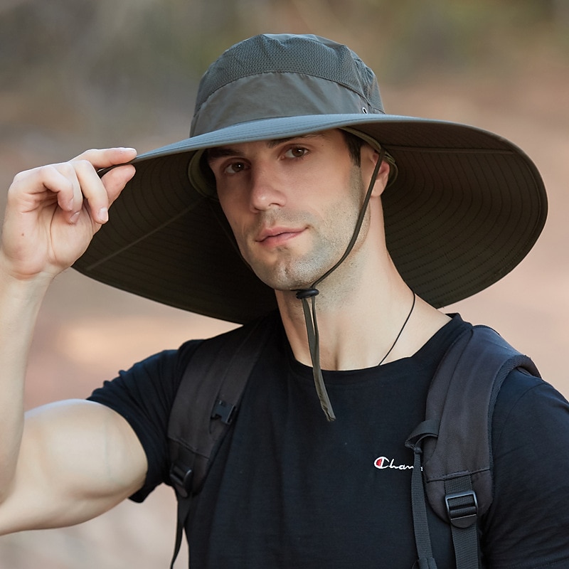 Wide Brim Sun Hat Bucket Hat UPF50+ Waterproof Packable Quick Dry Spring Summer Polyester Hat for Fishing Camping & Hiking 2026 - $21.99 –P8