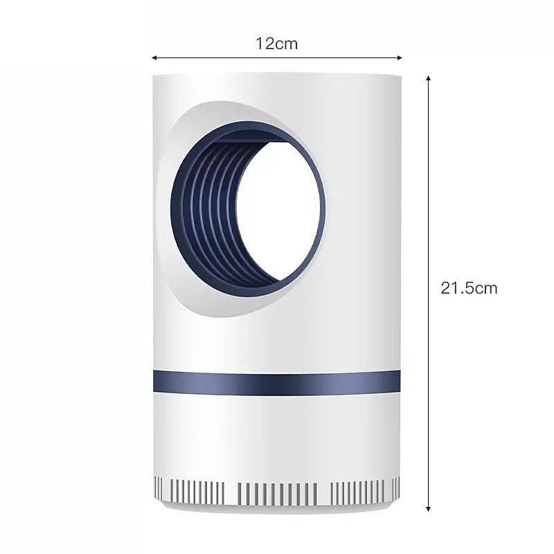 Bugzapper automatische binnen insectenval - uv zwart licht & ventilator muggen, fruitvliegen & muggen killer met usb oplaadbaar 2025 - $13.99 –P10